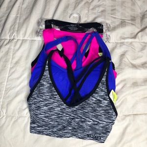 XOXO Sports Bras. NWT Size Large